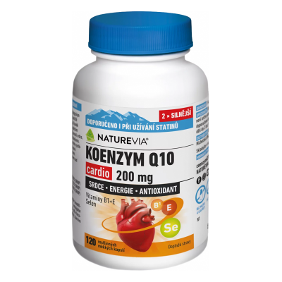 BIOVIT NatureVia Koenzym Q10 cardio 200mg 120 kapsúl BIOVIT NatureVia Koenzym Q10 cardio 200mg 120 kapsúl