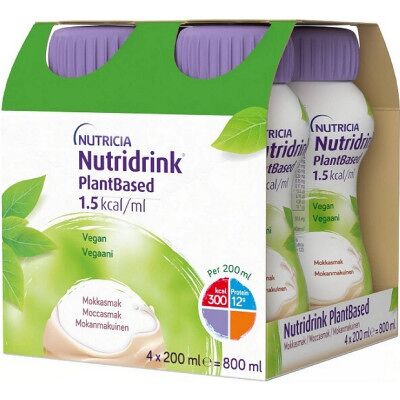 NUTRICIA Nutridrink PlantBased s příchutí kávy 4 x 200 ml NUTRICIA Nutridrink PlantBased s příchutí kávy 4 x 200 ml