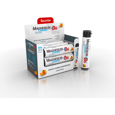 SALUTEM PHARMA Magnesium Chelate+B6 orange ampule 10x25ml SALUTEM PHARMA Magnesium Chelate+B6 orange ampule 10x25ml