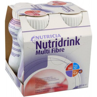 NUTRICIA Nutridrink Compact Protein Jahoda 4 x 125 ml NUTRICIA Nutridrink Compact Protein Jahoda 4 x 125 ml