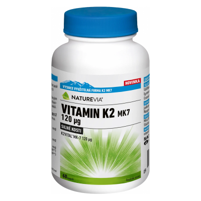 BIOVIT NatureVia Vitamin K2 MK7 120mcg 60 kapsúl BIOVIT NatureVia Vitamin K2 MK7 120mcg 60 kapsúl
