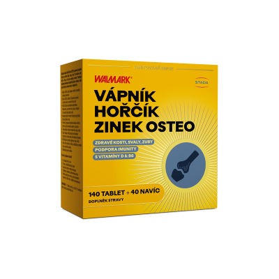 Walmark Vápnik-Horčík-Zinok Promo 2024 140 + 40 tabliet Walmark Vápnik-Horčík-Zinok Promo 2024 140 + 40 tabliet