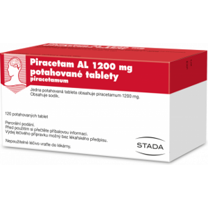 STADA Piracetam AL 1200 tbl.flm.120 x 1200 mg STADA Piracetam AL 1200 tbl.flm.120 x 1200 mg