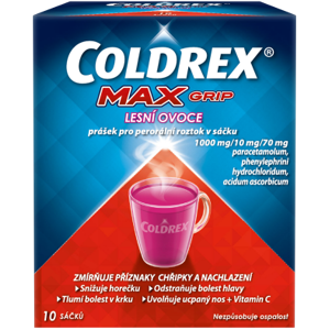SMITHKLINE Coldrex Maxgrip Lesné ovocie plo.por. 10 x 7,6 g SMITHKLINE Coldrex Maxgrip Lesné ovocie plo.por. 10 x 7,6 g