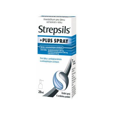 BCM Strepsils Plus spray aer.ora.1 x 20 ml BCM Strepsils Plus spray aer.ora.1 x 20 ml