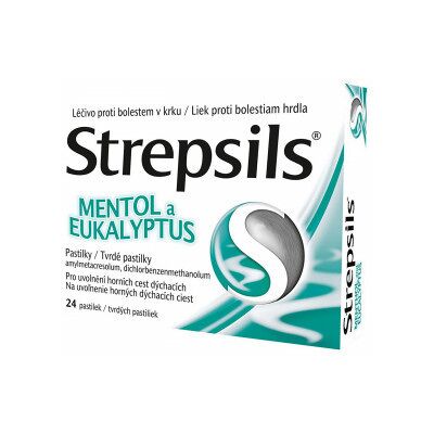 RECKITT BENCKISER Strepsils Mentol a Eukalyptus pas.ord.24 RECKITT BENCKISER Strepsils Mentol a Eukalyptus pas.ord.24