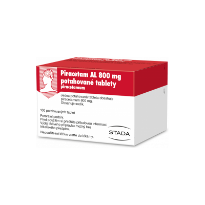 STADA Piracetam AL 800 tbl.flm.100 x 800 mg STADA Piracetam AL 800 tbl.flm.100 x 800 mg