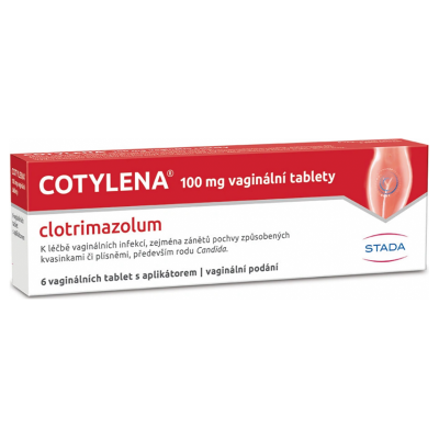 STADA Cotylena 100mg vag.tbl.nob.6 STADA Cotylena 100mg vag.tbl.nob.6