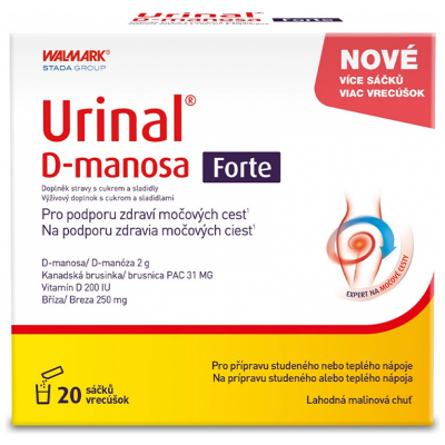 WALMARK Urinal D-manosa Forte 20 sáčků WALMARK Urinal D-manosa Forte 20 sáčků