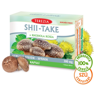 Terezia Company Shii Take + Rhodiola Rosea 60 kapsúl Terezia Company Shii Take + Rhodiola Rosea 60 kapsúl