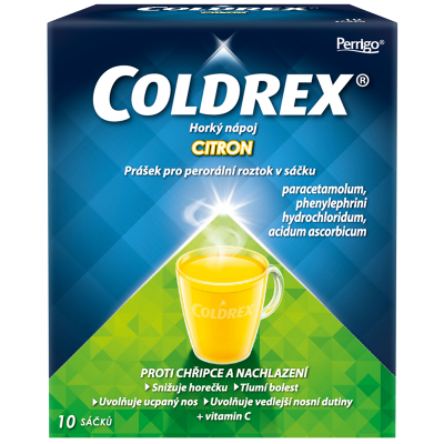 OMEGA PHARMA INTERNATIONAL NV Coldrex Horúci nápoj Citrón plo.por. 10 x 5 g OMEGA PHARMA INTERNATIONAL NV Coldrex Horúci nápoj Citrón plo.por. 10 x 5 g