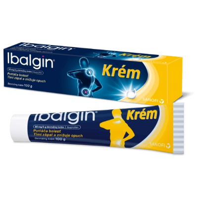 SANOFI Ibalgin krém crm.der.1 x 100 g SANOFI Ibalgin krém crm.der.1 x 100 g
