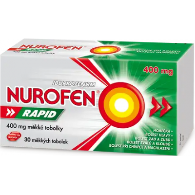 RECKITT Nurofen Rapid 400 mg Capsules cps.mol.30 x 400 mg RECKITT Nurofen Rapid 400 mg Capsules cps.mol.30 x 400 mg