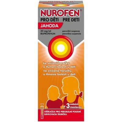 RB NL BRANDS Nurofen pre deti jahoda sus.por.1 x 100 ml RB NL BRANDS Nurofen pre deti jahoda sus.por.1 x 100 ml