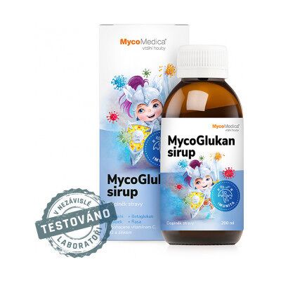 MYTAO S.R.O. Mycomedica MycoGlukan sirup pre deti 200 ml MYTAO S.R.O. Mycomedica MycoGlukan sirup pre deti 200 ml