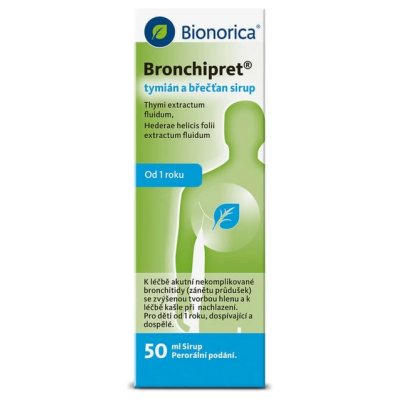 BIONORICA Bronchipret sirup sir.1 x 50 ml BIONORICA Bronchipret sirup sir.1 x 50 ml