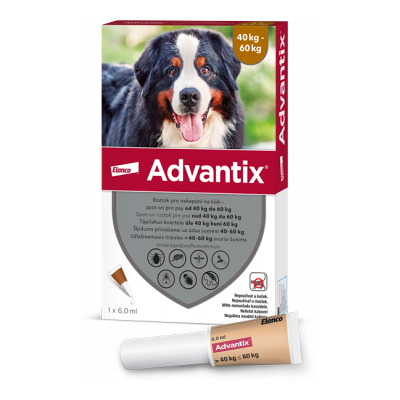 KVP PHARMA Advantix spot-on 40-60 kg 1 x 6 ml KVP PHARMA Advantix spot-on 40-60 kg 1 x 6 ml