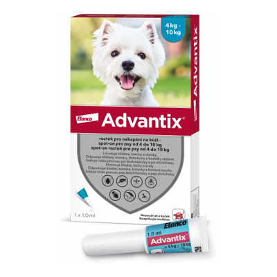 KVP PHARMA Advantix spot-on 4-10 kg 1 x 1 ml KVP PHARMA Advantix spot-on 4-10 kg 1 x 1 ml