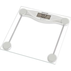 Sencor SBS 113SL Osobná váha Sklenený povrch pre jednoduchú a hygienickú údržbu, Tvrdené bezpečnostné sklo (6 mm) Slim design (výška 24 mm) . Sencor SBS 113SL Osobná váha Sklenený povrch pre jednoduchú a hygienickú údržbu, Tvrdené bezpečnostné sklo (6 mm) Slim design (výška 24 mm) .