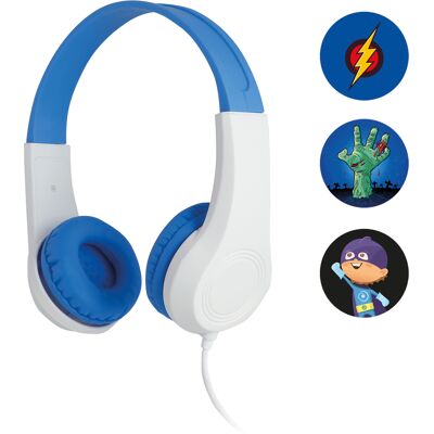 Sencor SEP 255BL Detské stereo slúchadlá Priemer reproduktora: Ø 30 mm, Frekvenčný rozsah: 20 Hz - 20 kHz, Citlivosť: 85 dB, . Sencor SEP 255BL Detské stereo slúchadlá Priemer reproduktora: Ø 30 mm, Frekvenčný rozsah: 20 Hz - 20 kHz, Citlivosť: 85 dB, .
