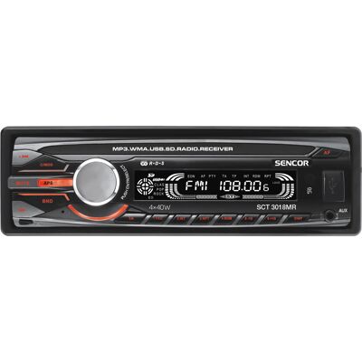 Sencor SCT 3018MR Autorádio s prehrávačom médií Prehrávač MP3/WMA, Vstupy USB/SD/MMC, Plne oddeliteľný čelný panel, . Sencor SCT 3018MR Autorádio s prehrávačom médií Prehrávač MP3/WMA, Vstupy USB/SD/MMC, Plne oddeliteľný čelný panel, .