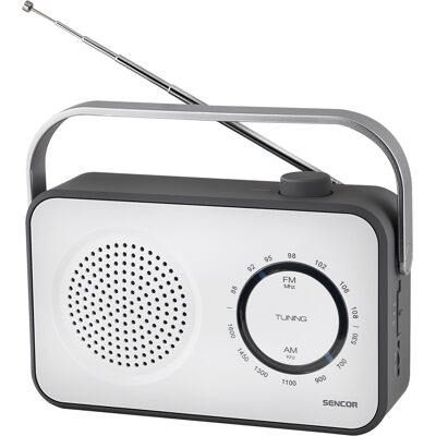 Sencor SRD 2100 W Prenosný rádiový prijímač FM/AM Vysoká citlivosť a vynikajúci zvukový výkon, Výstup AUX-OUT na pripojenie slúchadiel, jack 3,5 mm, Sencor SRD 2100 W Prenosný rádiový prijímač FM/AM Vysoká citlivosť a vynikajúci zvukový výkon, Výstup AUX-OUT na pripojenie slúchadiel, jack 3,5 mm,