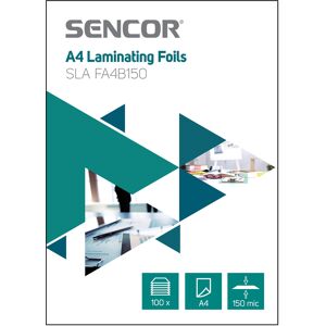 Sencor SLA FA4B150 A4 Laminovacia fólia Balenie 100 ks, . Sencor SLA FA4B150 A4 Laminovacia fólia Balenie 100 ks, .