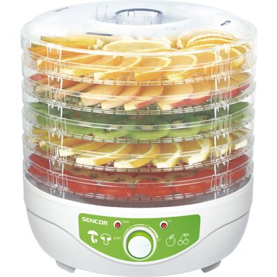 Sencor SFD 790WH Sušička potravín Regulácia teploty 35 - 80 °C, 5 sít na sušenie v základnej výbave, Priemer sušiaceho sita 23 cm, . Sencor SFD 790WH Sušička potravín Regulácia teploty 35 - 80 °C, 5 sít na sušenie v základnej výbave, Priemer sušiaceho sita 23 cm, .