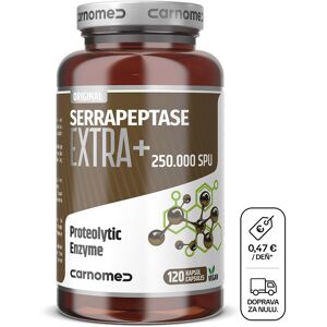 Carnomed Serrapeptase EXTRA+ 250.000 SPU 120 cps Carnomed Serrapeptase EXTRA+ 250.000 SPU 120 cps