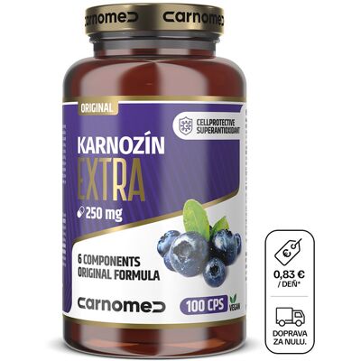 Carnomed Karnozín EXTRA Pure&Strong; 250 mg 100 cps Carnomed Karnozín EXTRA Pure&Strong; 250 mg 100 cps