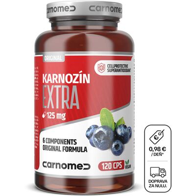 Carnomed Karnozín EXTRA 125 mg 120 cps Carnomed Karnozín EXTRA 125 mg 120 cps