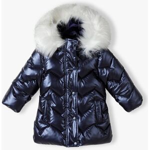 Dievčenský prešívaný kabát Puffa, Minoti, expres 1, modrý - 110/116 5/6let Dievčenský prešívaný kabát Puffa, Minoti, expres 1, modrý - 110/116 5/6let
