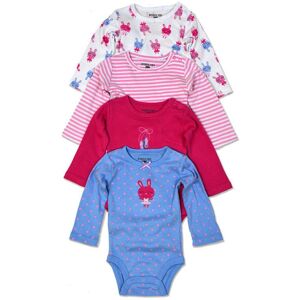 body dojčenské 4pack, s dlhým rukávom, Pidilidi, PD1003, holka - 62/68 3-6m body dojčenské 4pack, s dlhým rukávom, Pidilidi, PD1003, holka - 62/68 3-6m