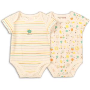 Detské body 2pack, Minoti, ABC 5, biele - 62/68 3-6m Detské body 2pack, Minoti, ABC 5, biele - 62/68 3-6m