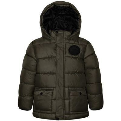 Chlapčenský nylonový kabát Puffa, Minoti, 11COAT 10, khaki - 122/128 7/8let Chlapčenský nylonový kabát Puffa, Minoti, 11COAT 10, khaki - 122/128 7/8let