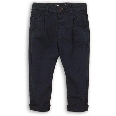Nohavice chlapčenské Chino, Minoti, FORMAL 4, černá - 68/80 6-12m Nohavice chlapčenské Chino, Minoti, FORMAL 4, černá - 68/80 6-12m