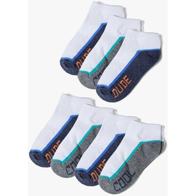 Chlapčenské ponožky 7pack, Minoti, 13sock 30, Boy - 128/140 8/10let Chlapčenské ponožky 7pack, Minoti, 13sock 30, Boy - 128/140 8/10let