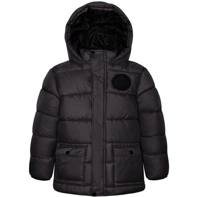 Chlapčenský nylonový kabát Puffa, Minoti, 11COAT 11, čierny - 158/164 13/14let Chlapčenský nylonový kabát Puffa, Minoti, 11COAT 11, čierny - 158/164 13/14let