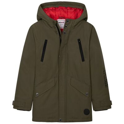 Chlapčenský kabát Parka, Minoti, Gym 2, khaki - 116/122 6/7let Chlapčenský kabát Parka, Minoti, Gym 2, khaki - 116/122 6/7let