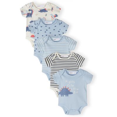 Dojčenské body 5-pack Minoti 28BABYPACK26 modré - 62/68 3/6m Dojčenské body 5-pack Minoti 28BABYPACK26 modré - 62/68 3/6m