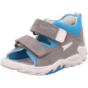 Chlapčenské sandále FLOW Gray/Turquoise Superfit 1-000035-2010 gray - 23 Chlapčenské sandále FLOW Gray/Turquoise Superfit 1-000035-2010 gray - 23