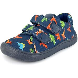 Chlapčenské barefoot tenisky KORO DINO Protetika modré - 28 Chlapčenské barefoot tenisky KORO DINO Protetika modré - 28
