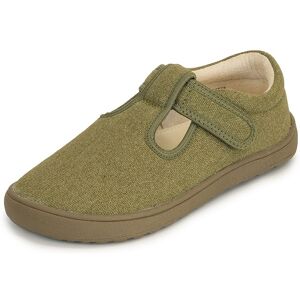 Chlapčenské barefoot papuče KIRBY KHAKI, Protetika, zelená - 22 Chlapčenské barefoot papuče KIRBY KHAKI, Protetika, zelená - 22