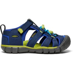 Chlapčenské sandále KEEN SEACAMP II CNX naval academy/chartreuse - 31 Chlapčenské sandále KEEN SEACAMP II CNX naval academy/chartreuse - 31