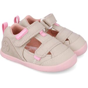Dievčenské barefoot sandále LONA BASICA BEIGE Y ROSA Biomecanics 262191-F884 - 26 Dievčenské barefoot sandále LONA BASICA BEIGE Y ROSA Biomecanics 262191-F884 - 26
