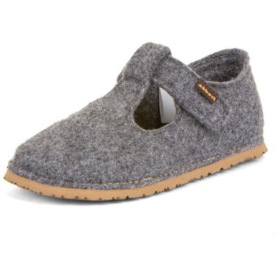 Chlapčenské barefoot papuče FLEXY WOOLY Gray; Froddo; G1700378-2 - 23 Chlapčenské barefoot papuče FLEXY WOOLY Gray; Froddo; G1700378-2 - 23
