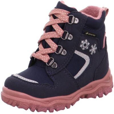 Dievčenské šnurovacie topánky HUSKY1 GTX, Superfit, 1-000046-8010, tmavě modrá - 28 Dievčenské šnurovacie topánky HUSKY1 GTX, Superfit, 1-000046-8010, tmavě modrá - 28