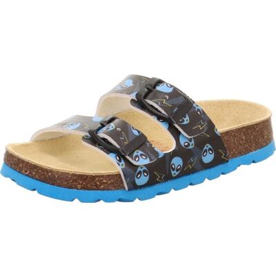 Chlapčenské korkové šľapky Superfit FOOTBAD Black/Multicolored 1-800111-0060 - 31 Chlapčenské korkové šľapky Superfit FOOTBAD Black/Multicolored 1-800111-0060 - 31