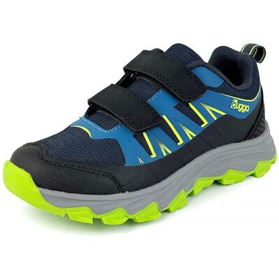 Chlapčenské outdoorové topánky na suchý zips Bugga TARA Blue B00202-04 - 32 Chlapčenské outdoorové topánky na suchý zips Bugga TARA Blue B00202-04 - 32