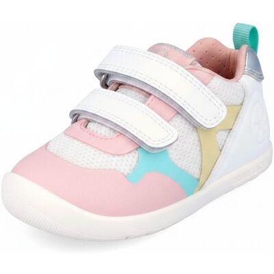 Biomecanics Dievčenské barefoot tenisky SPORT BLANCO Y MULTICOLOR Biomecanisc 262165-D310 - 23 Biomecanics Dievčenské barefoot tenisky SPORT BLANCO Y MULTICOLOR Biomecanisc 262165-D310 - 23